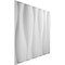 Ekena Millwork Fairfax EnduraWall Decorative 3D Wall Panel, White, 19 5/8"W x 19 5/8"H WP20X20FAWH - alternate 2